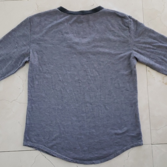 JUNIOR'S GREY FIREHOUSE T SHIRT TOP From DENNY'S - Picture 5 of 6